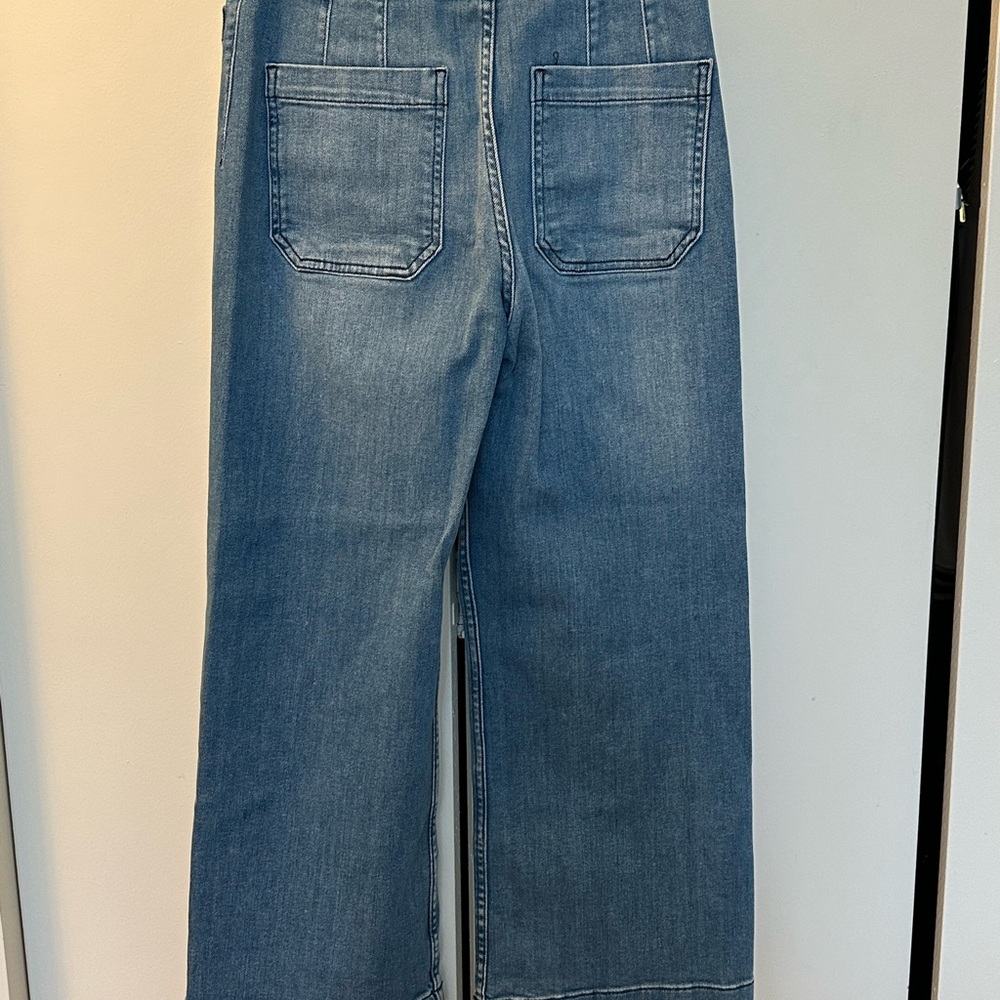 COPY - Colette high rise cropped wide leg jean by Maeve - Picture 7 of 7